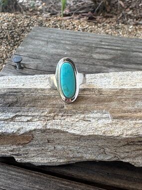 Sterling SIlver Ring with Turquoise